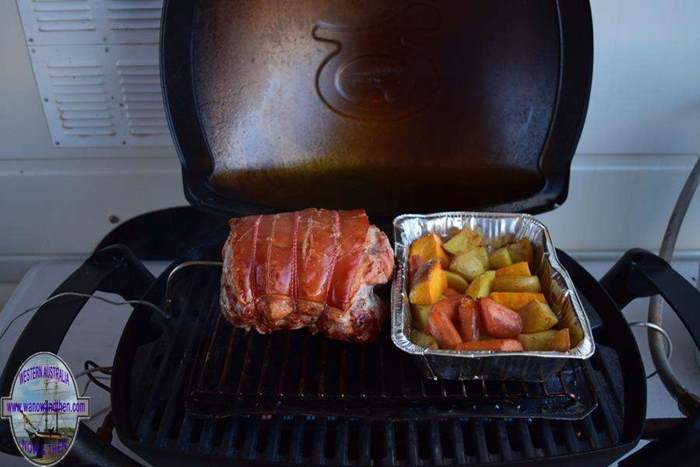 Pork roast on the Weber