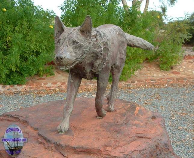 Red Dog memorial at Dampier