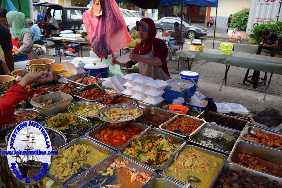 Malay street market