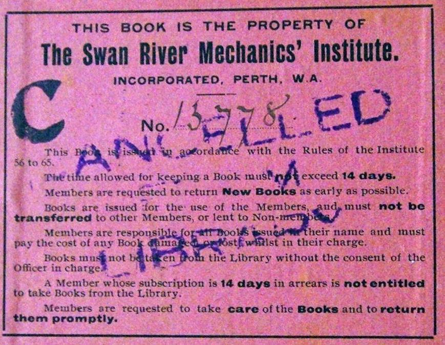 Swan River Mechanics Institute