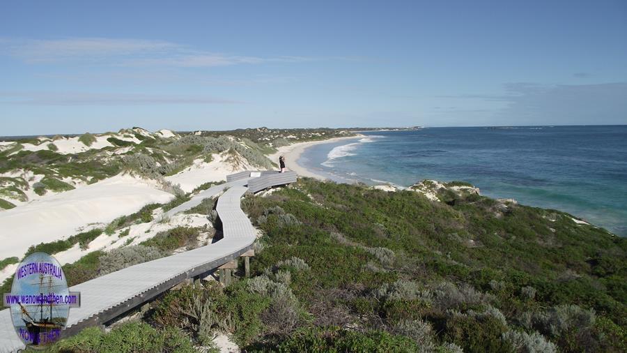Boardwalk and lookout at Sandy Cape